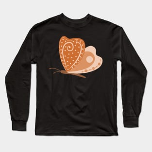 Aesthetic flying butterfly Long Sleeve T-Shirt